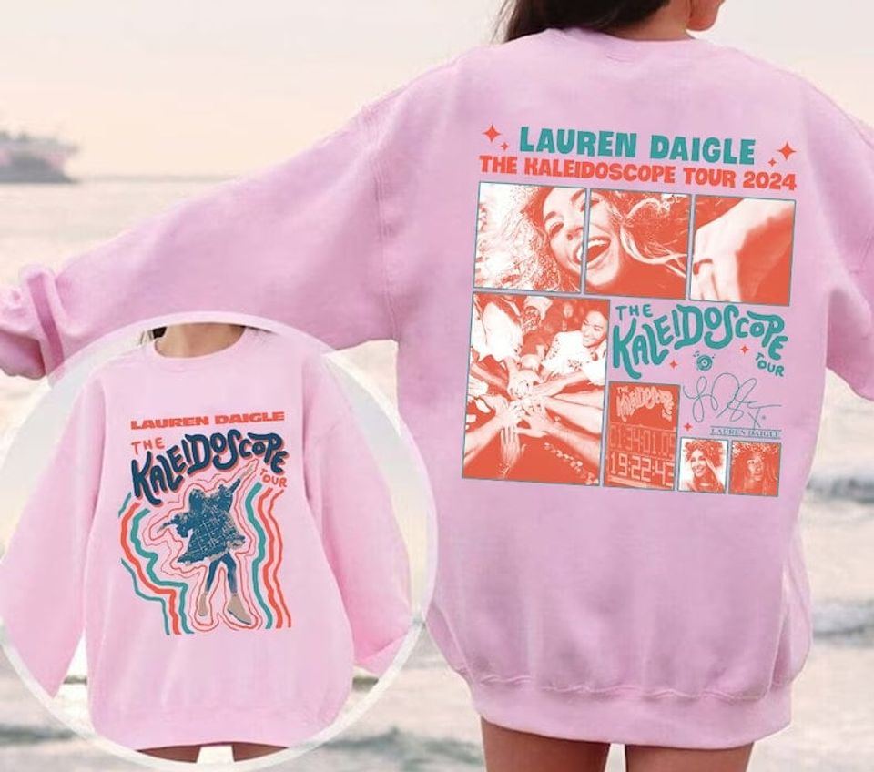 Lauren Daigle The Kaleidoscope Tour 2024 Sweatshirt, Music Concert Gift