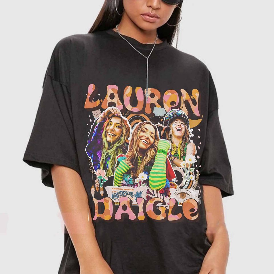 Lauren Daigle The Kaleidoscope 90s Music Shirt, Vintage Lauren Daigle Shirt