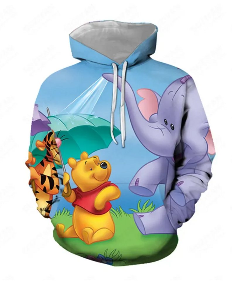 Disney Winnie the Pooh 3D Hoodies