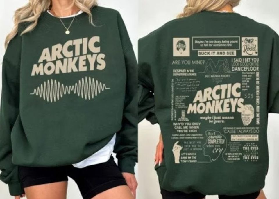 Vintage Arctic Monkeys Sweatshirt, Arctic Monkeys North America Tour Shirt