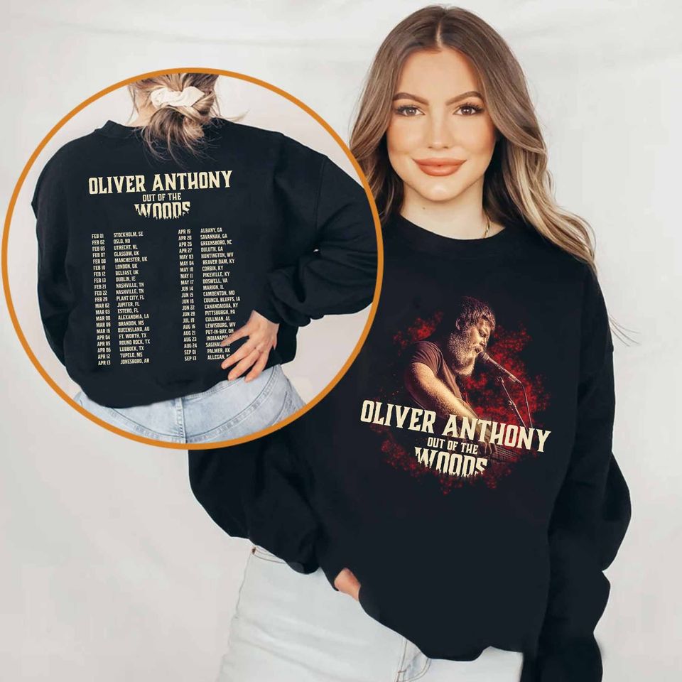 Oliver Anthony Out Of The Woods 2024 Tour Sweatshirt