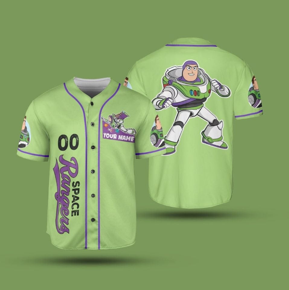 Personalize Buzz Lightyear Baseball Jersey