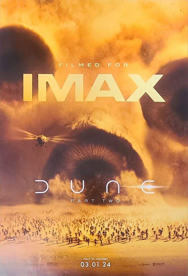 Dune Part 2 (2024) Movie Poster, Dune 2024 Movie Poster