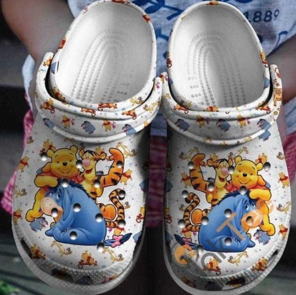 Pooh And Piglet Clogs, Winnie The Pooh Gift, Winnie The Pooh Clogs