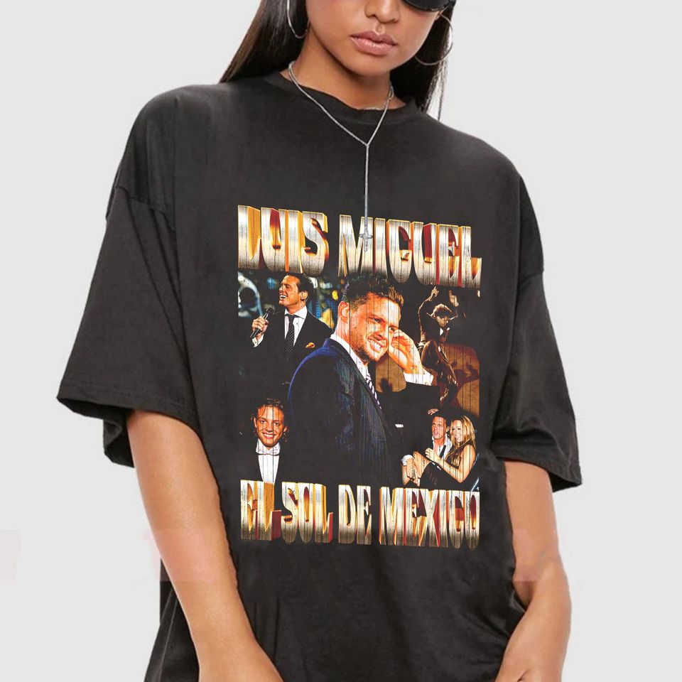 Vintage Luis Miguel Shirt, Luis Miguel Bootleg Shirt