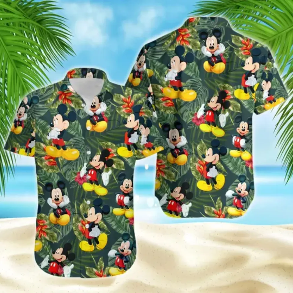 Disney Mickey and Friends Vacation Hawaiian Shirt