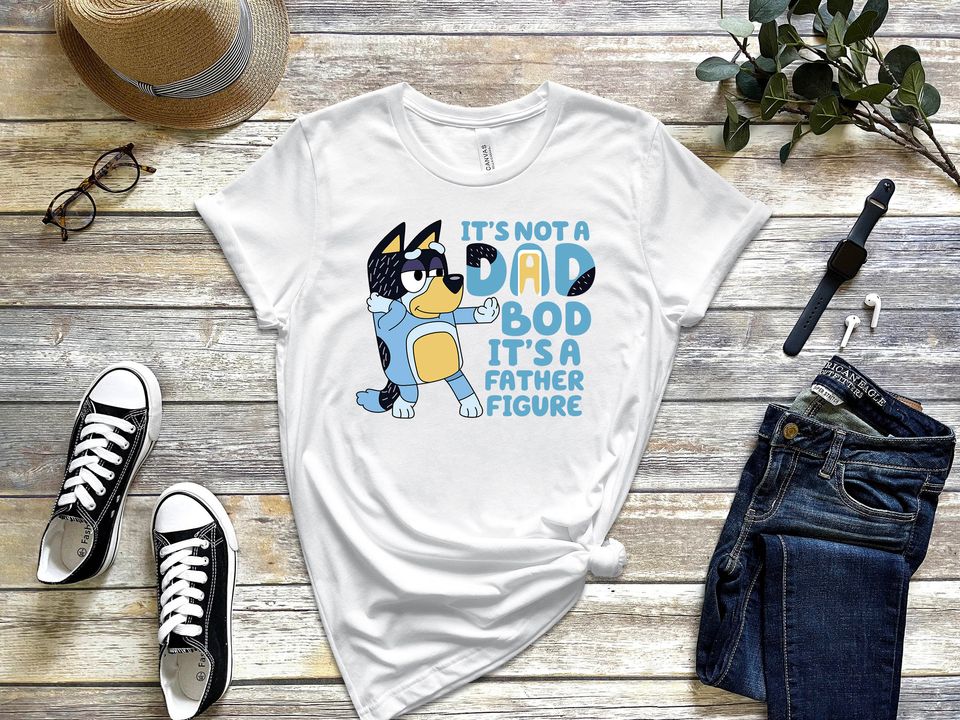 BlueyDad Dad T-shirt, Bandit Heeler Shirt, Dog Family Shirt, Disney Shirt