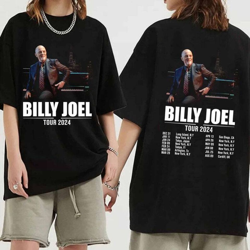 Billy Joel World Tour 2024 Concert Shirt, Billy Joel World Tour Shirt