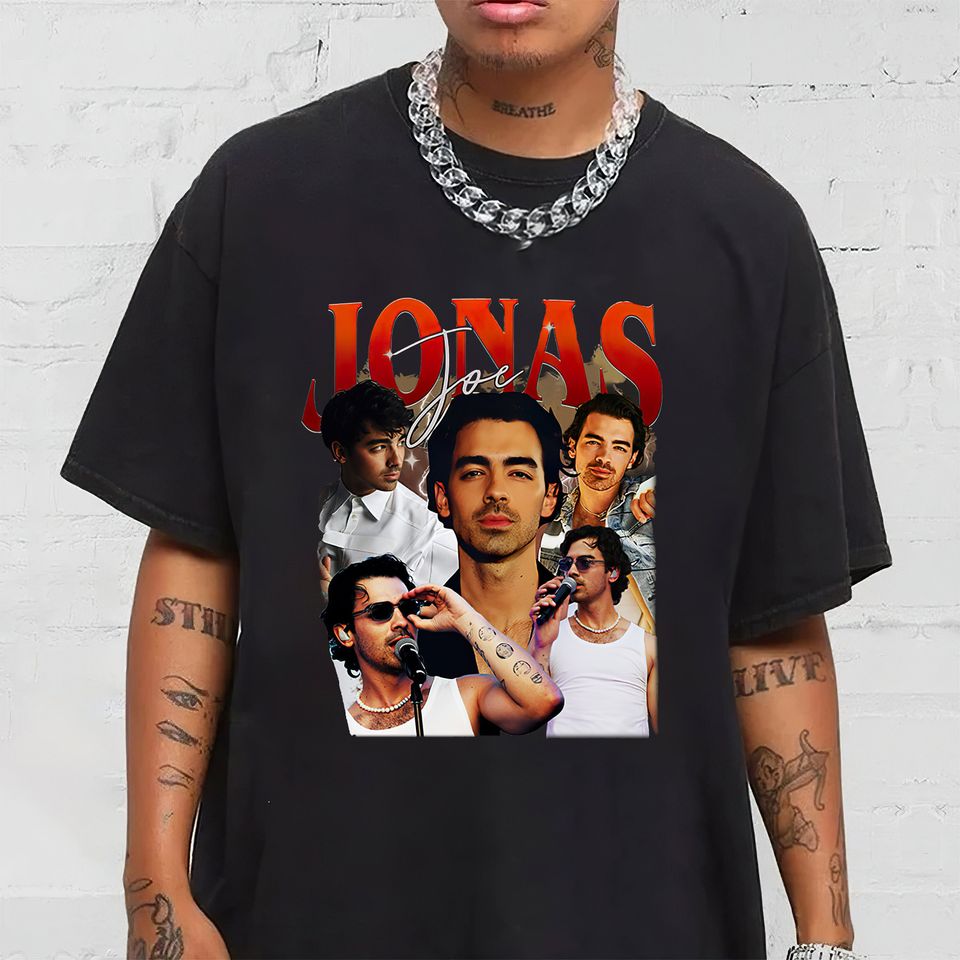Jonas Brothers Shirts, Joe Jonas Brothers Classic Retro