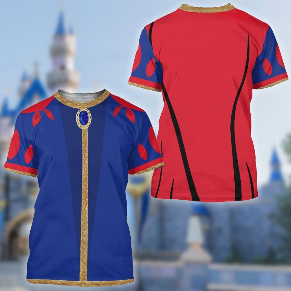 Snow Princess 3D Costume Shirt, Halloween Costume 3D Shirt
