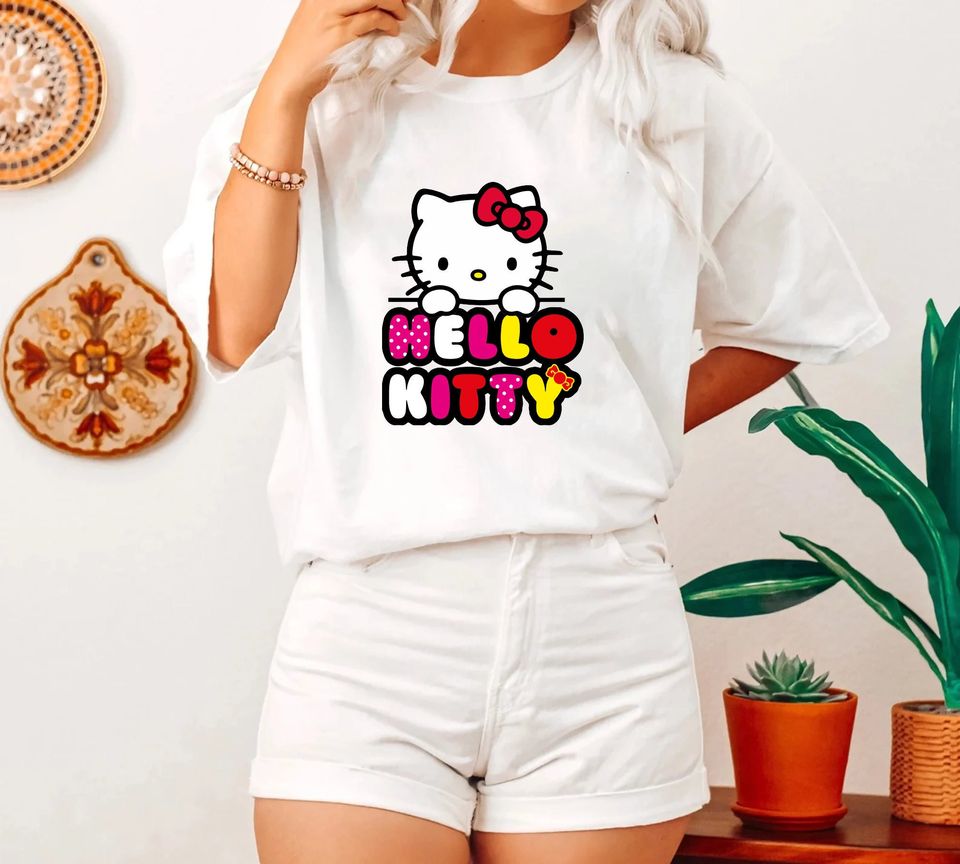 Hello Kitty  Shirt, Custom Kitty Shirt, Kitty Girl, Party T Shirt