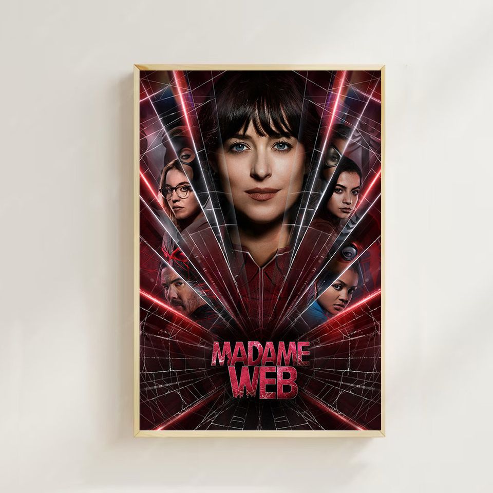 Madame Web (2024) Movie Poster, Vintage Movie Poster