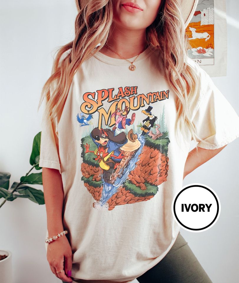 Retro Disneyland Splash Mountain Shirt, Vintage Splash Mountain Shirt