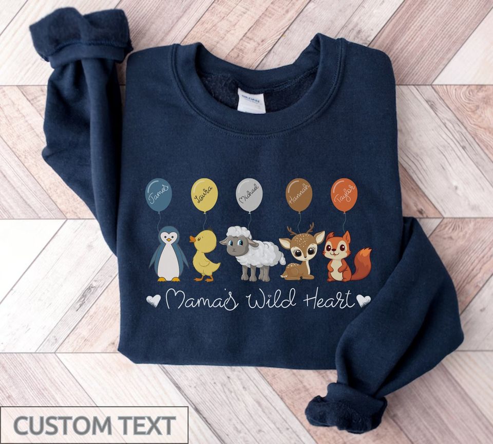 Custom Child Name Sweatshirt, Gift For Mom