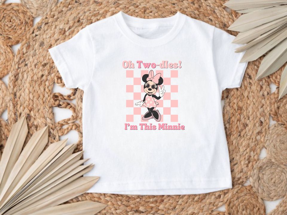 Oh Twoodles Tee, Oh Twodles, I'm This Many Minnie Mouse Disney T-shirt Shirt