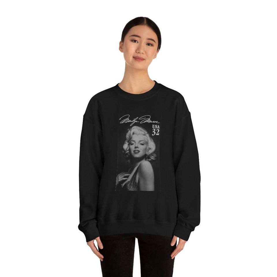 Marilyn Monroe, Designer Sweatshirt, Iconic Postage