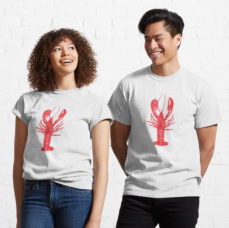 Watercolor Lobster Classic T-Shirt