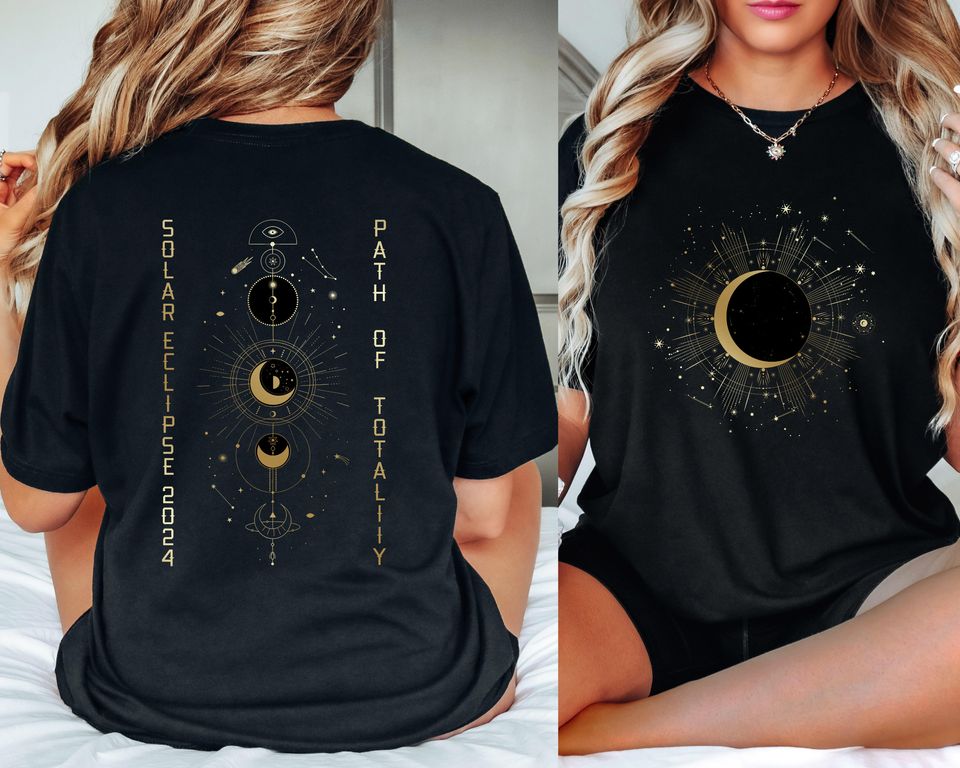 Total Solar Eclipse Shirt | Path of Totality Shirt | Countdown to Totality | Celestial Shirt | Astronomy Sun Shirt