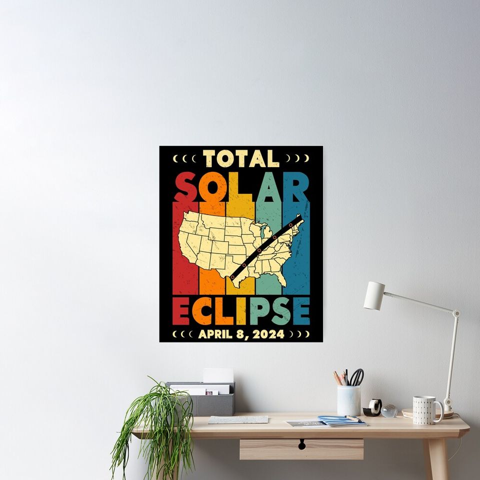 Total Solar Eclipse 2024 Poster