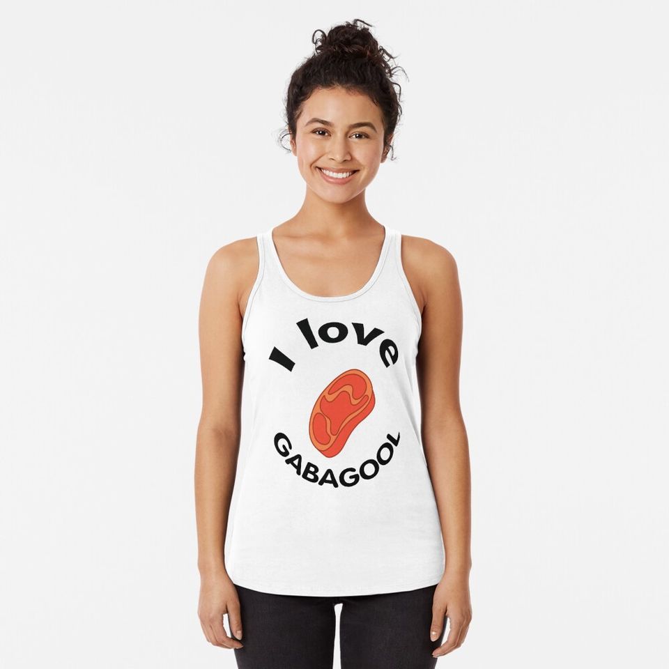 I love GABA Racerback Tank Top