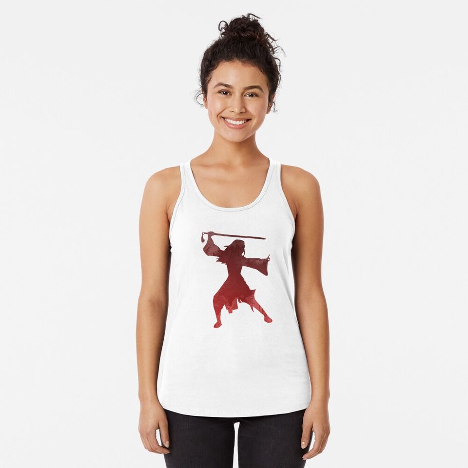 Princess Inspired Silhouette Racerback Tank Top
