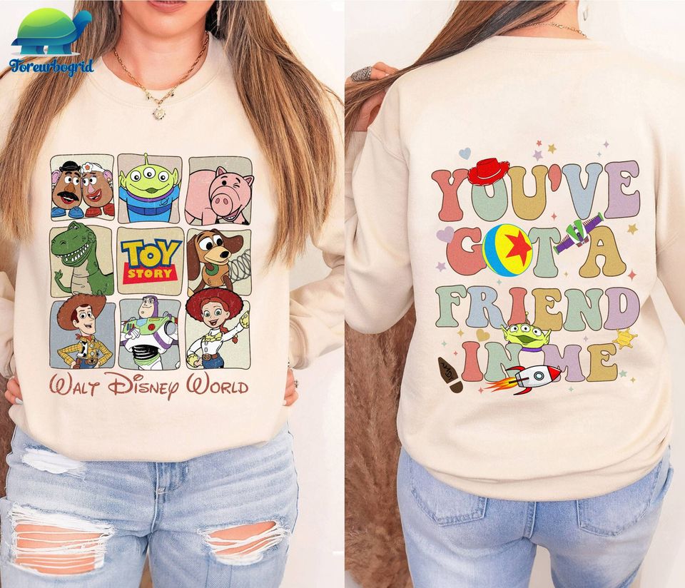 Disney Toy Story Birthday Double Sided Sweatshirt