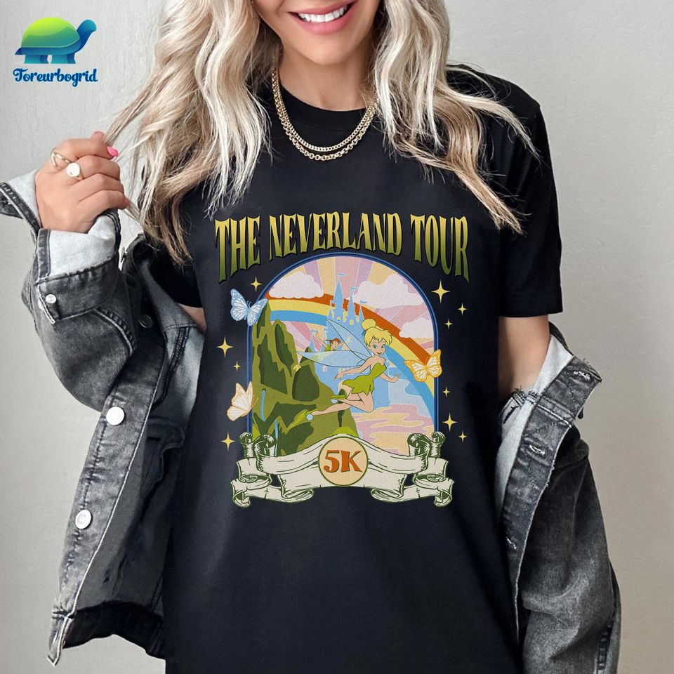 Disney Rundisney The Neverland Tour 5K Shirt