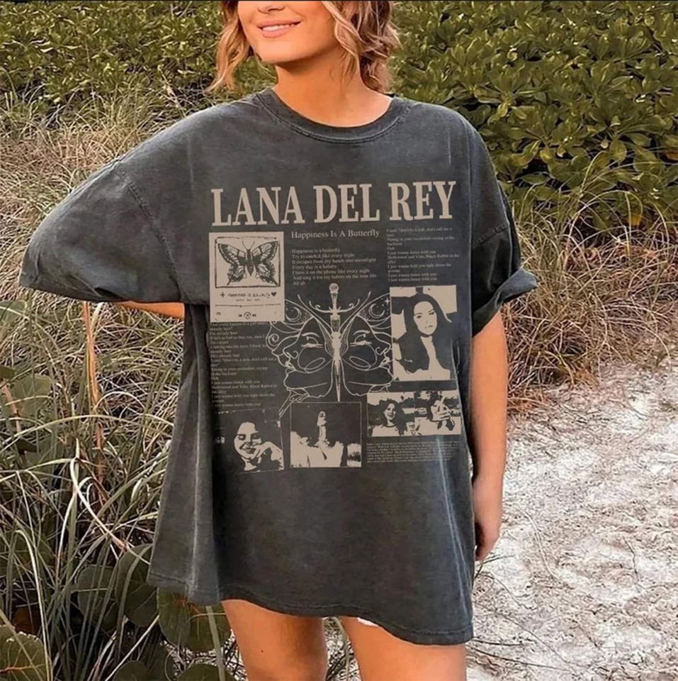 Lana Del Rey Sweatshirt, Vintage Lana Del Rey Shirt - Music Tour 2023