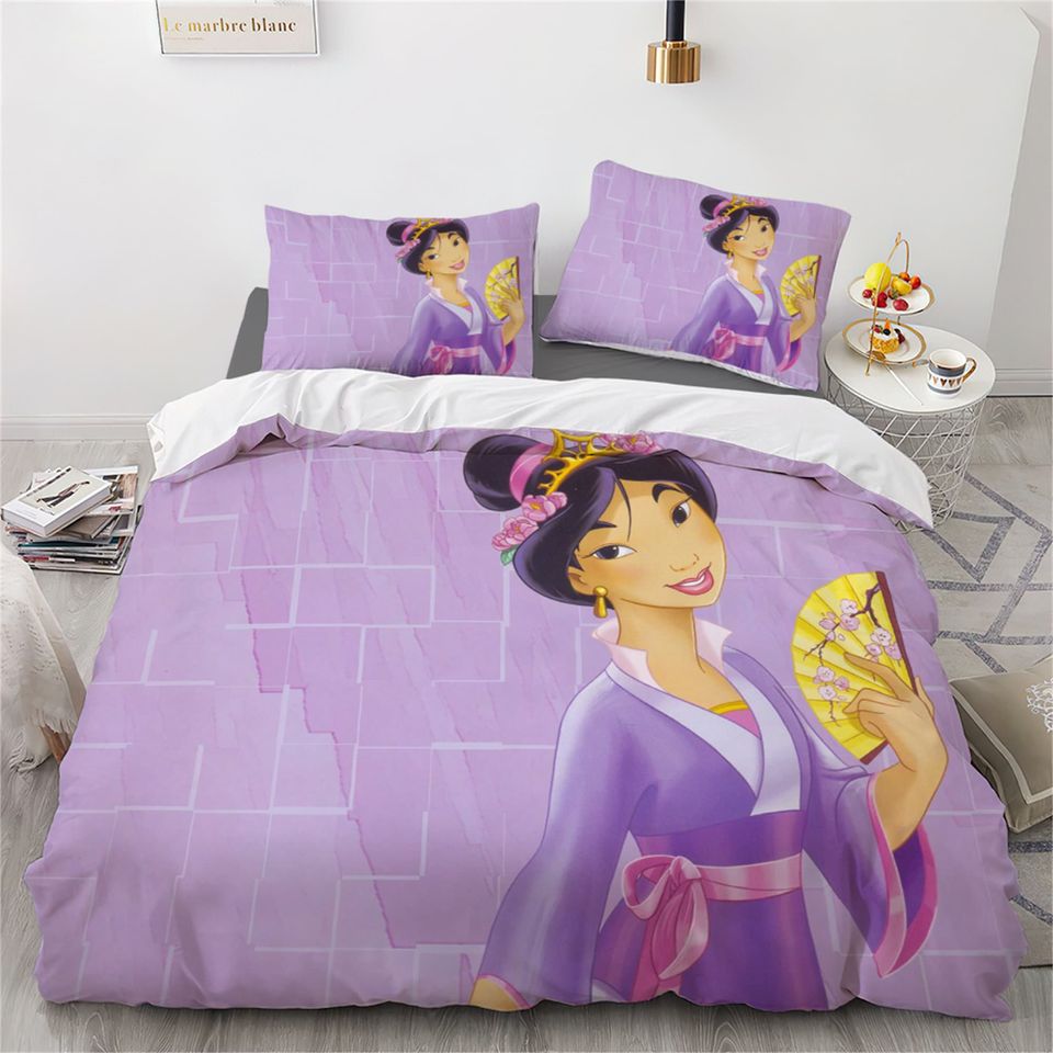 Disney Mulan Printing Bedding Set