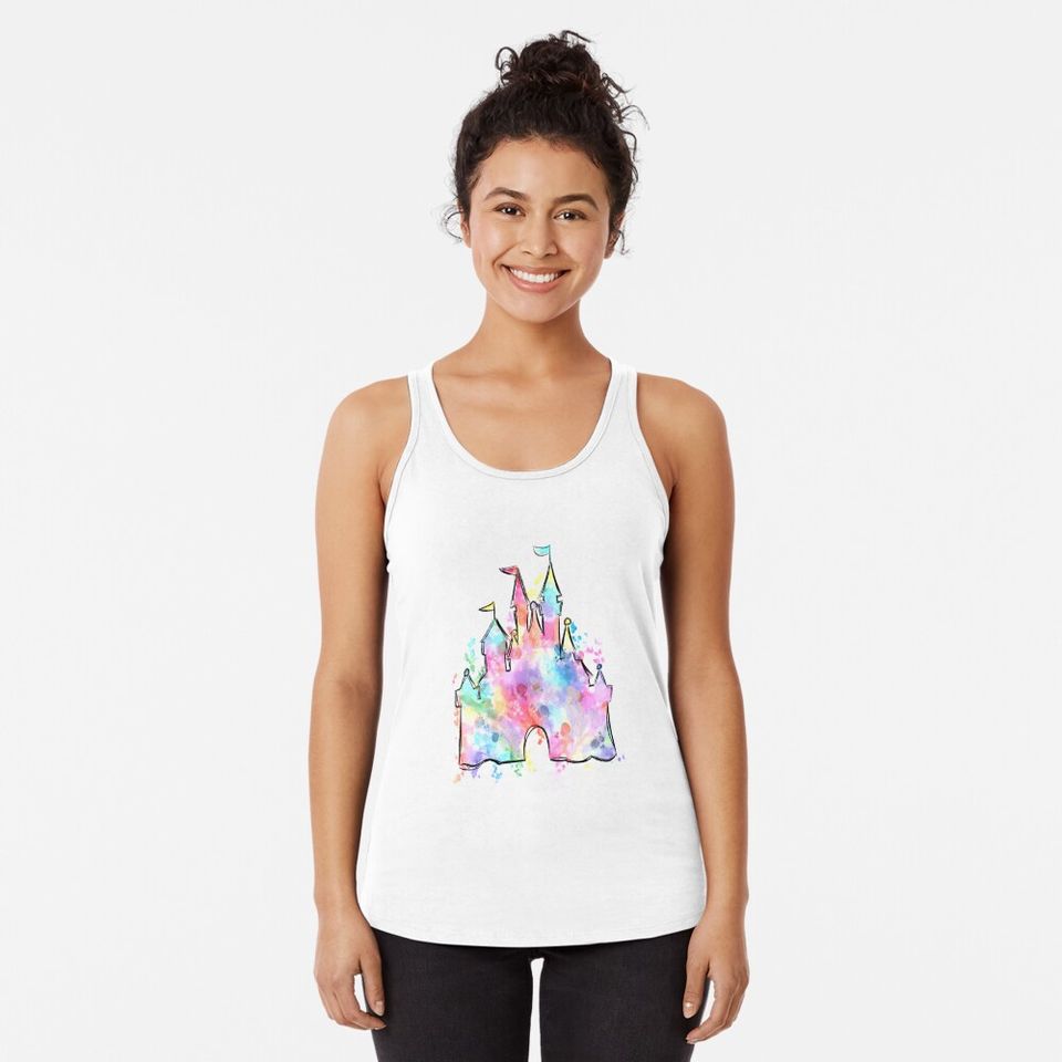 Dreamy Castle Racerback Tank Top