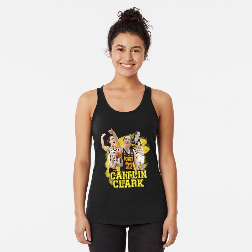 Caitlin Clark Retro Racerback Tank Top