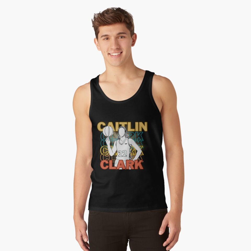 Basketball Caitlin Clark Illustration Tank Top