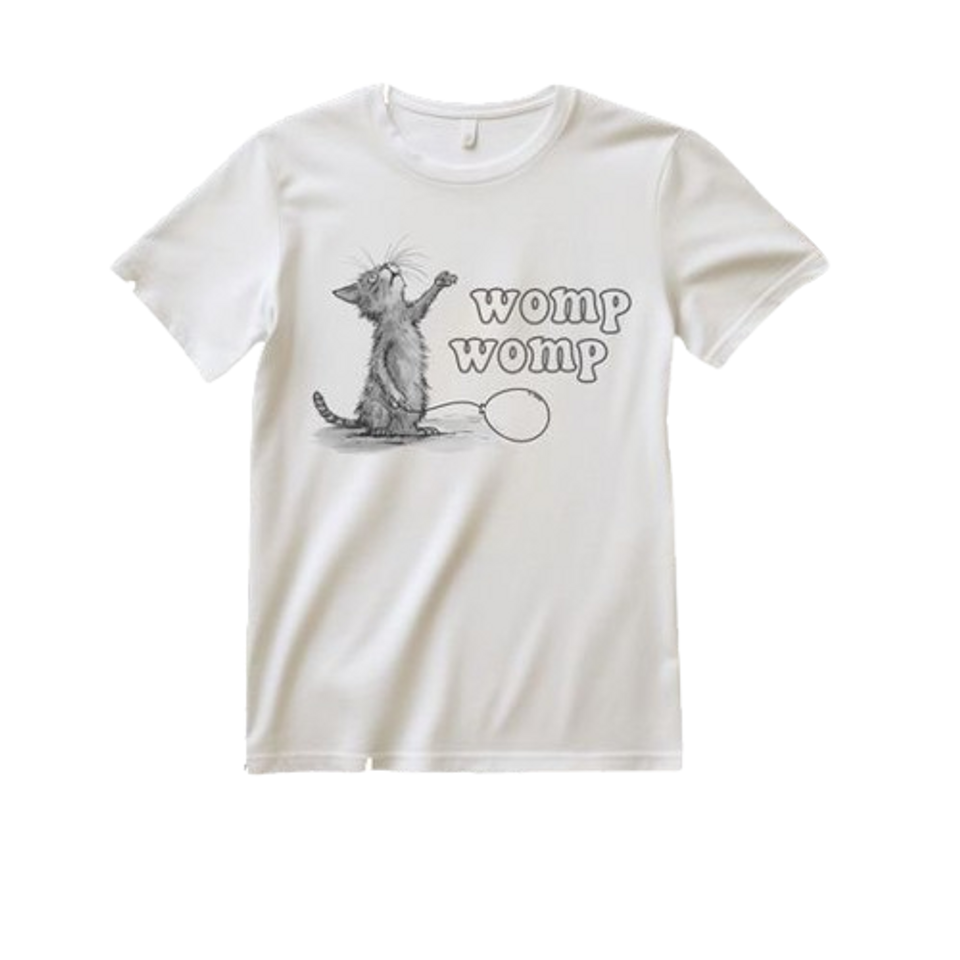 Womp Womp Funny Cat Shirt Trendy Meme Shirt Funny Cat Meme Shirt Cat Gift Funny Animal Shirts Cute Grunge Aesthetic Sarcastic Cat Mom Gifts