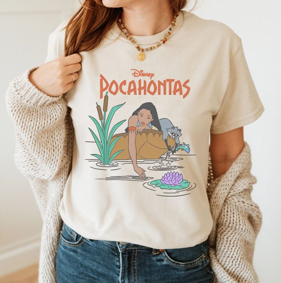 Pocahontas Princess Tee, Disney Princess Shirt