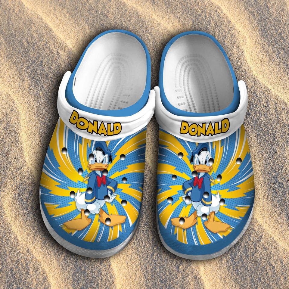 Donald Duck Unisex Clogs, Disney Donald Duck Clogs Shoes