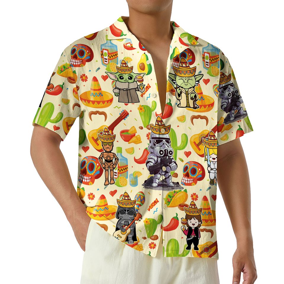 Vintage Disney Star Wars Hawaiian Shirt