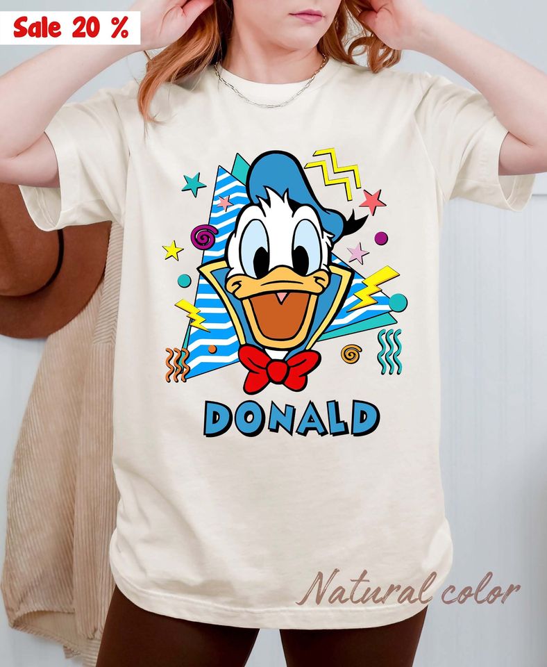 Donald Duck Vintage Shirt, Disney Donald Duck Shirt, Disneyworld Shirt
