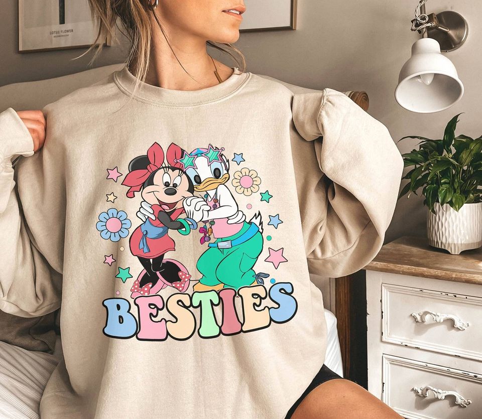 Disney Minnie And Daisy Sweatshirt