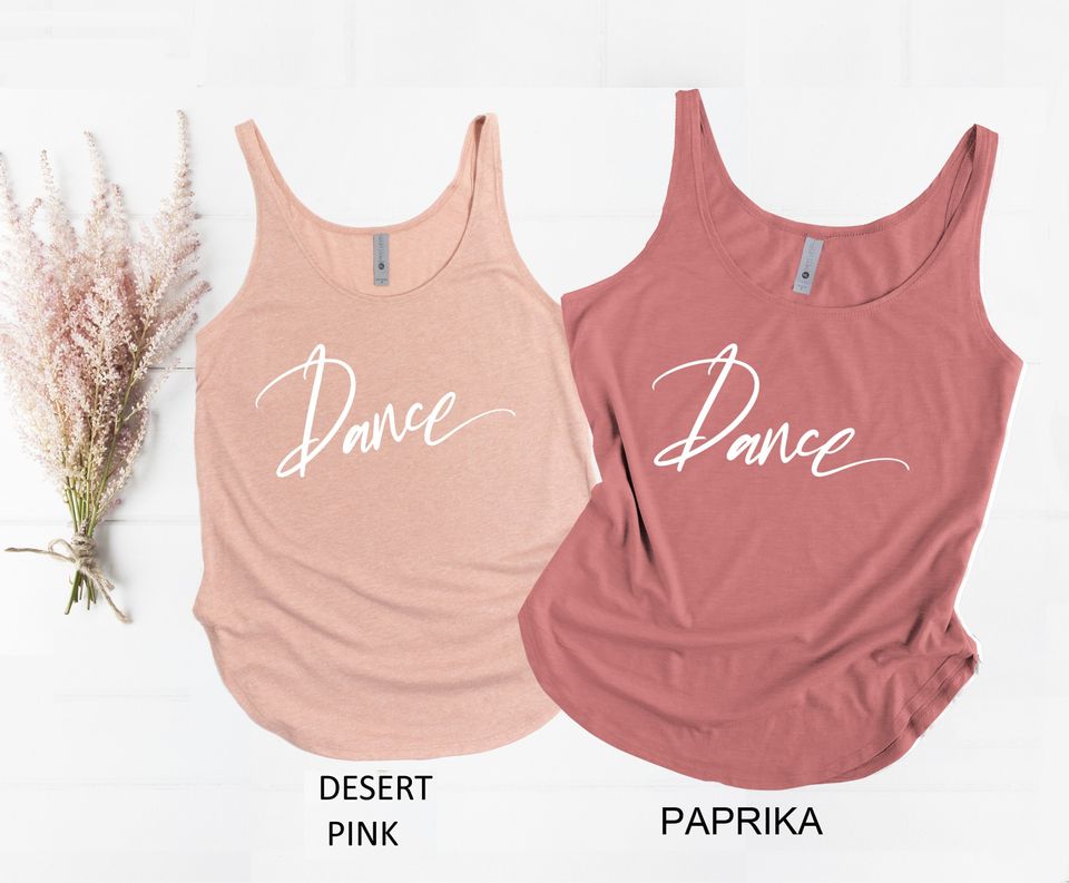 Dance Tank Tops, Ballet Tank Tops, Ballet Shirt, Dance Tee for Summer, Tank Tops for Dancer