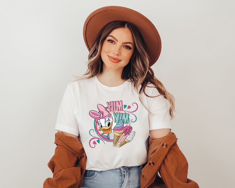 Daisy Duck Shirt, Disney Snack Shirt, Cute and Colorful Disney Shirt