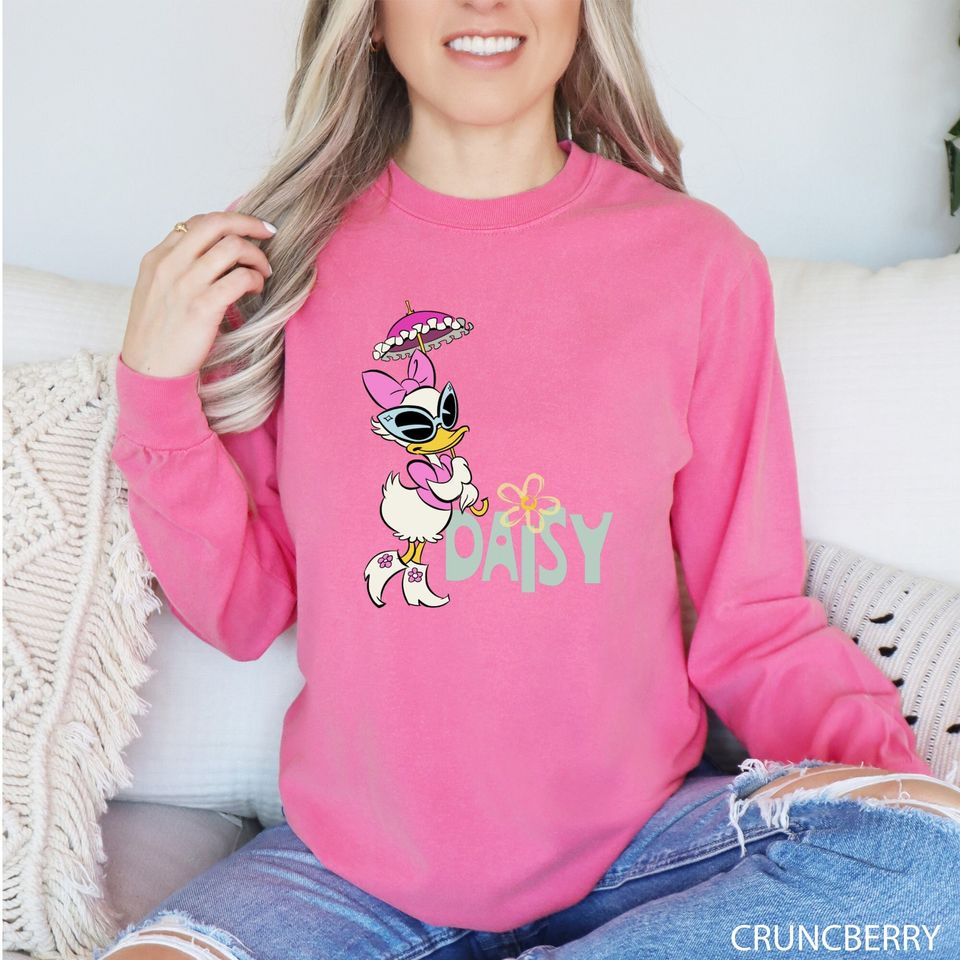 Daisy Duck T-shirt, Disney Sweatshirt, Disney Vacation Sweatshirt, Disneyworld Sweatshirt
