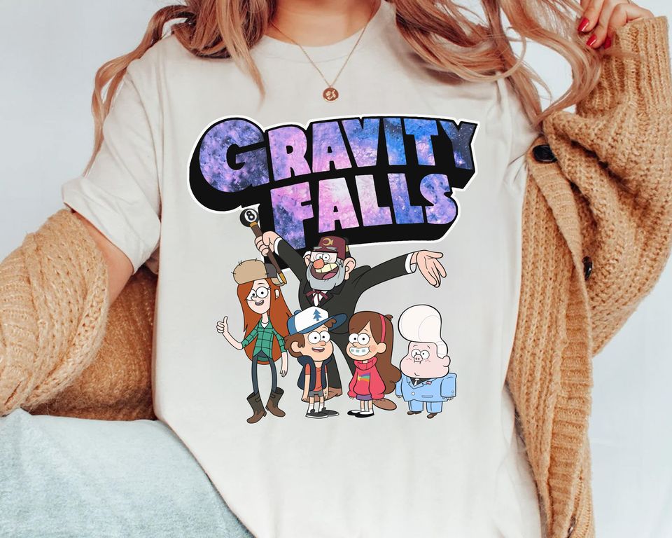 Disney Gravity Falls Characters Group T-Shirt, Magic Kingdom T-Shirt