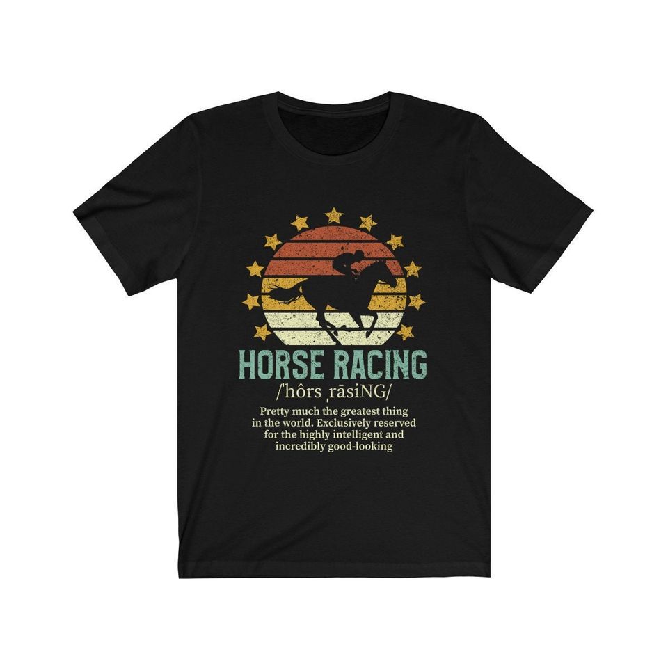 Funny Horse Racing Definition T-shirt, Vintage Horse Rider Shirt, Gift for Men Unisex Tee
