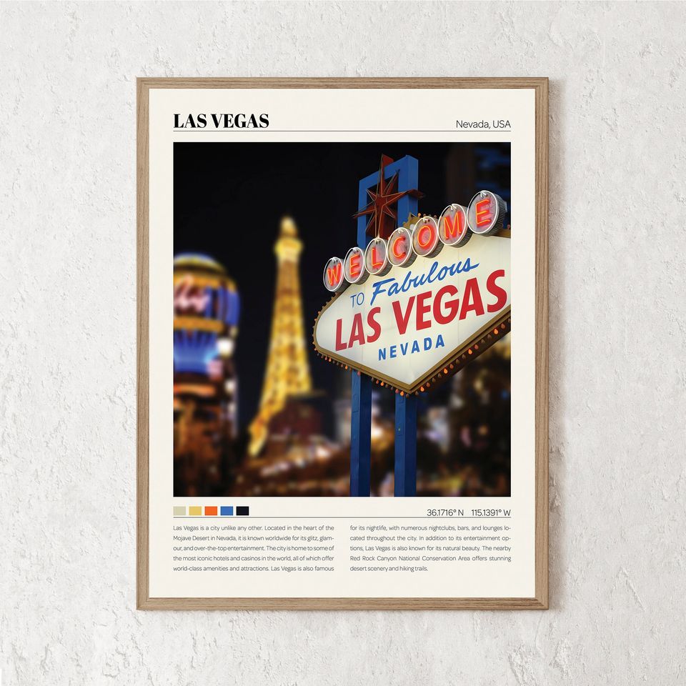 Las Vegas Print | Las Vegas | Las Vegas Poster | Las Vegas Photo | Las Vegas Canvas | Las Vegas Wall Decor | Las Vegas Travel Gift