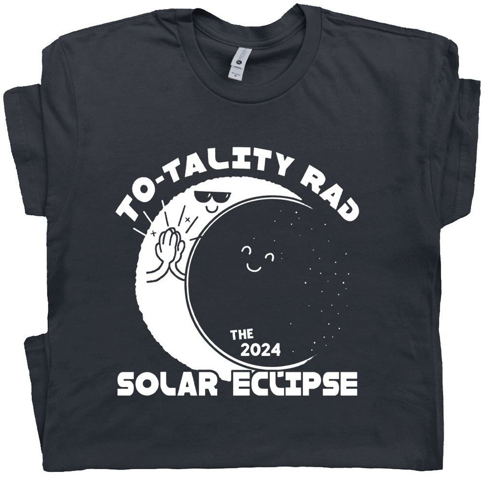2024 Solar Eclipse Shirt for Men Women Kids Funny Solar Eclipse T Shirt Retro Vintage Sun Shirt Cool Vintage Full Moon Shirt Graphic Tee