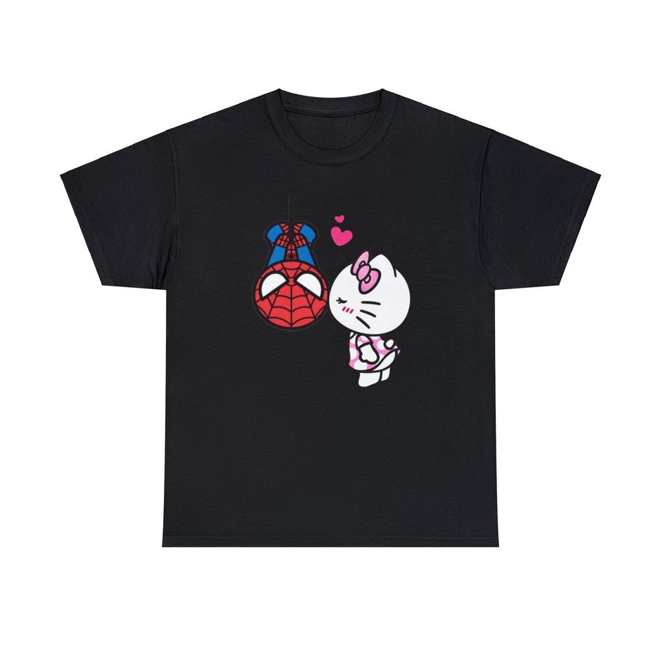 Hello Kitty and Spider-Man Lovers Tee