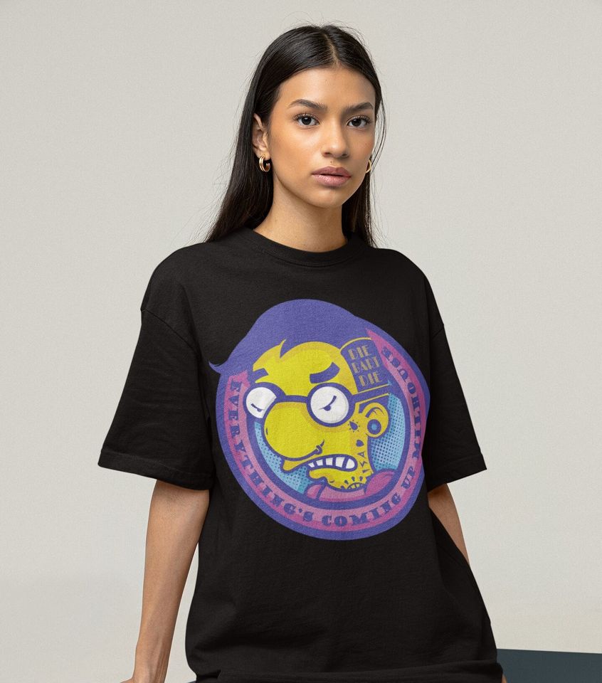 Milhouse Retro Simpson Bootleg Vintage simpson Y2K Tee, Funny Gift for Her Him T-shirt