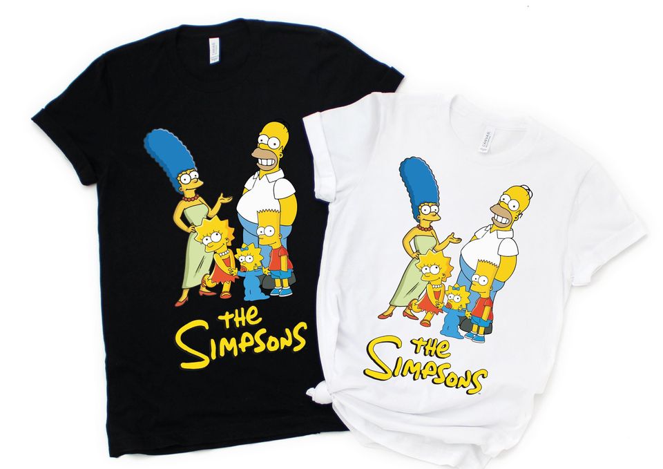 Personalized Trend The Simpsons Shirts, Family Matching Shirts, Bart, Homer, Marge, Simpson Kids Birthday Party Shirt, Disney Family Tees
