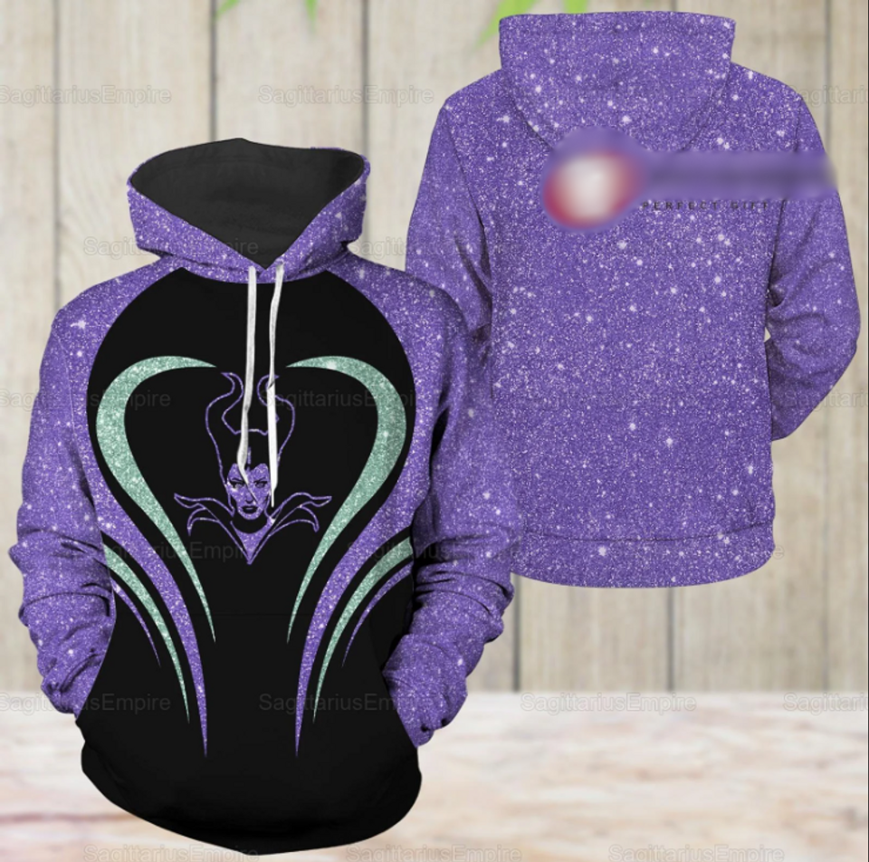 Maleficent Hoodie And Leggings, Maleficent Movie 3D Hoodie, Maleficent Women Leggings, Maleficent Witch Shirt, Maleficent Lover Gift