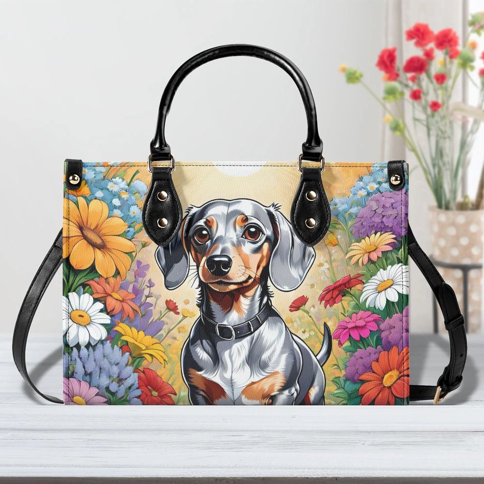 Dachshund Leather Bags, Dog Lover Gift